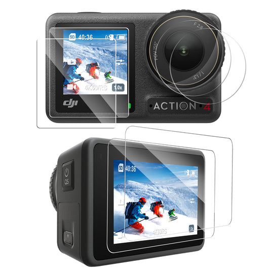 9H Tempered Glass Screen Protector For DJI OSMO ACTION 4