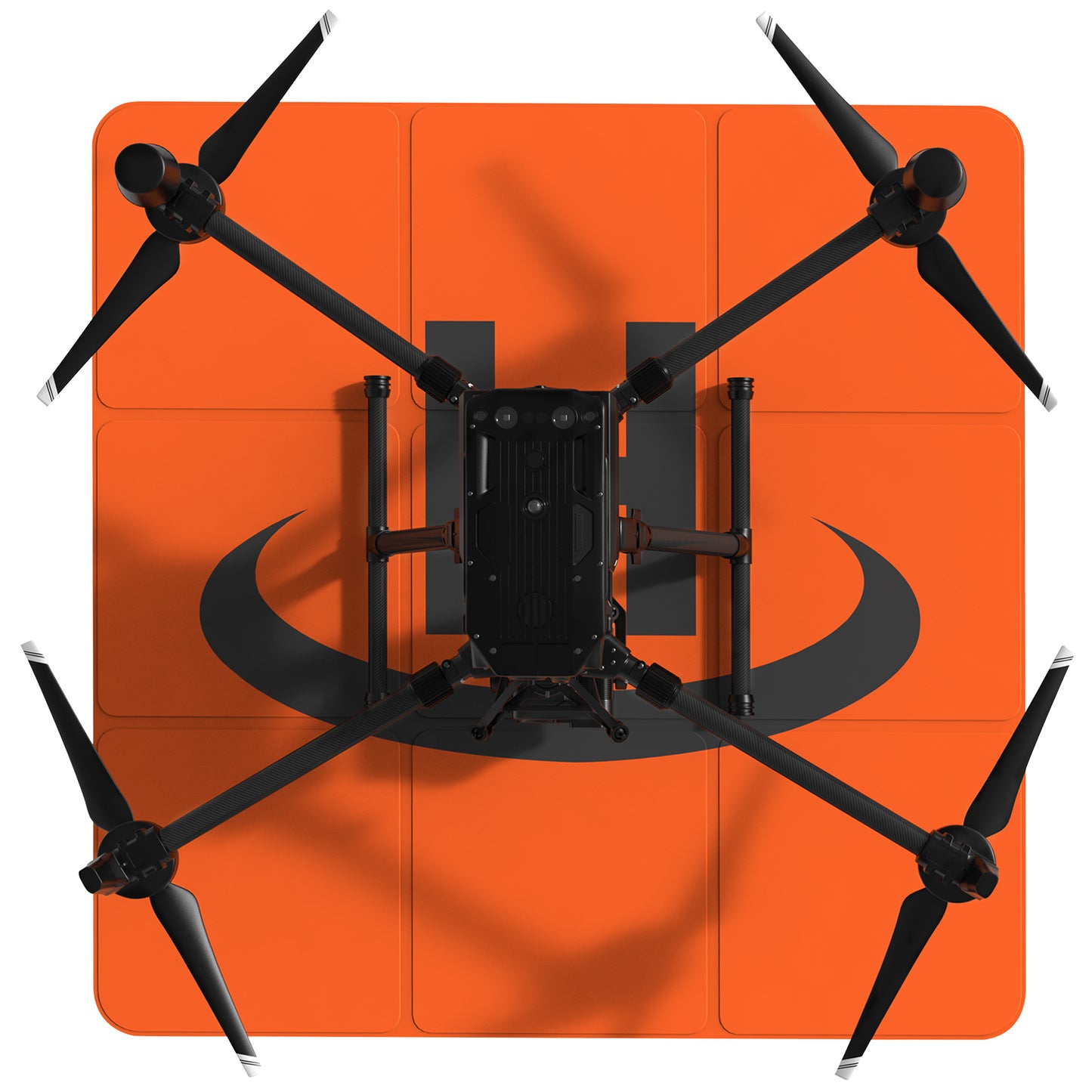 CYNOVA 3.33 FT Drone Landing Pad Weighted Large Waterproof PU Leather Foldable