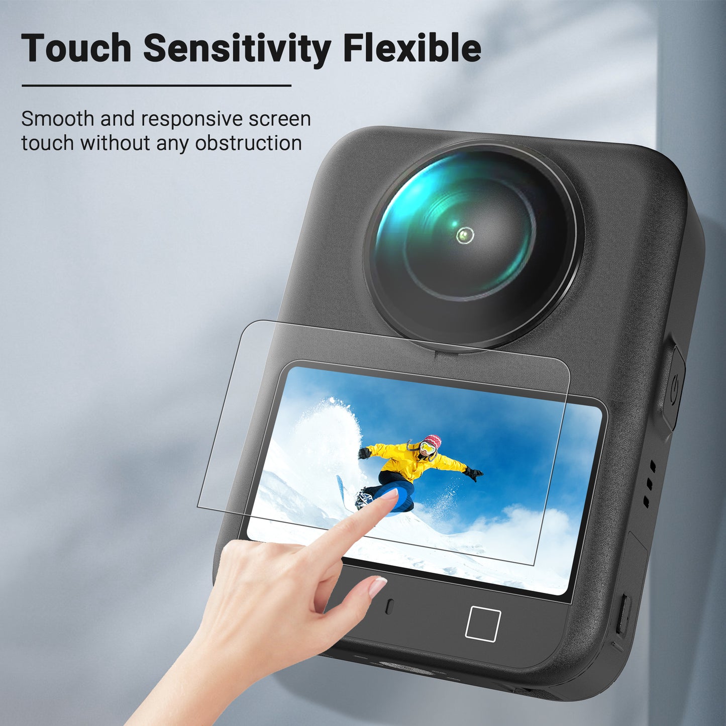 DJI OSMO 360 screen protector easy installation kit (Pack of 2)