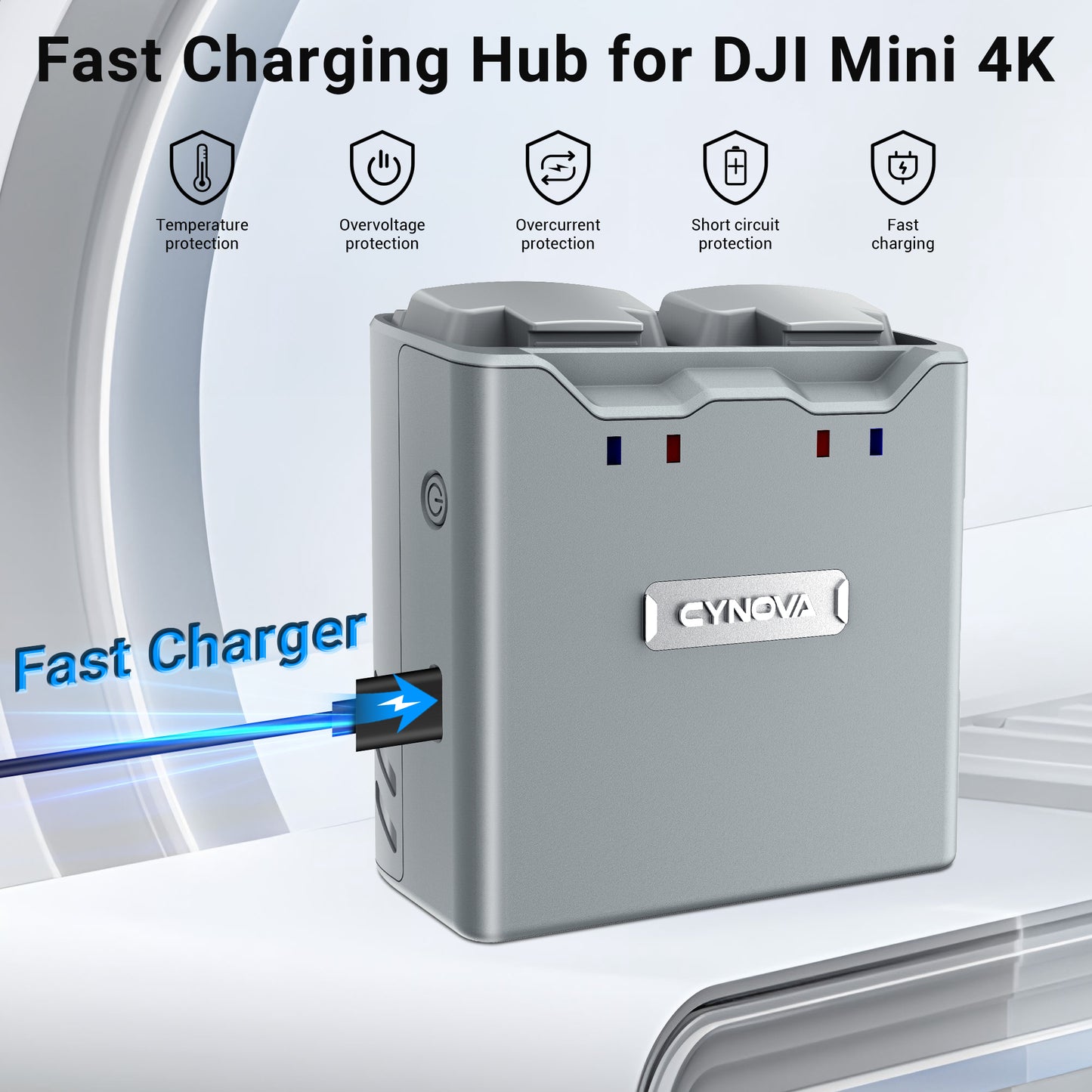 CYNOVA DJI Mini 4K Battery Charger