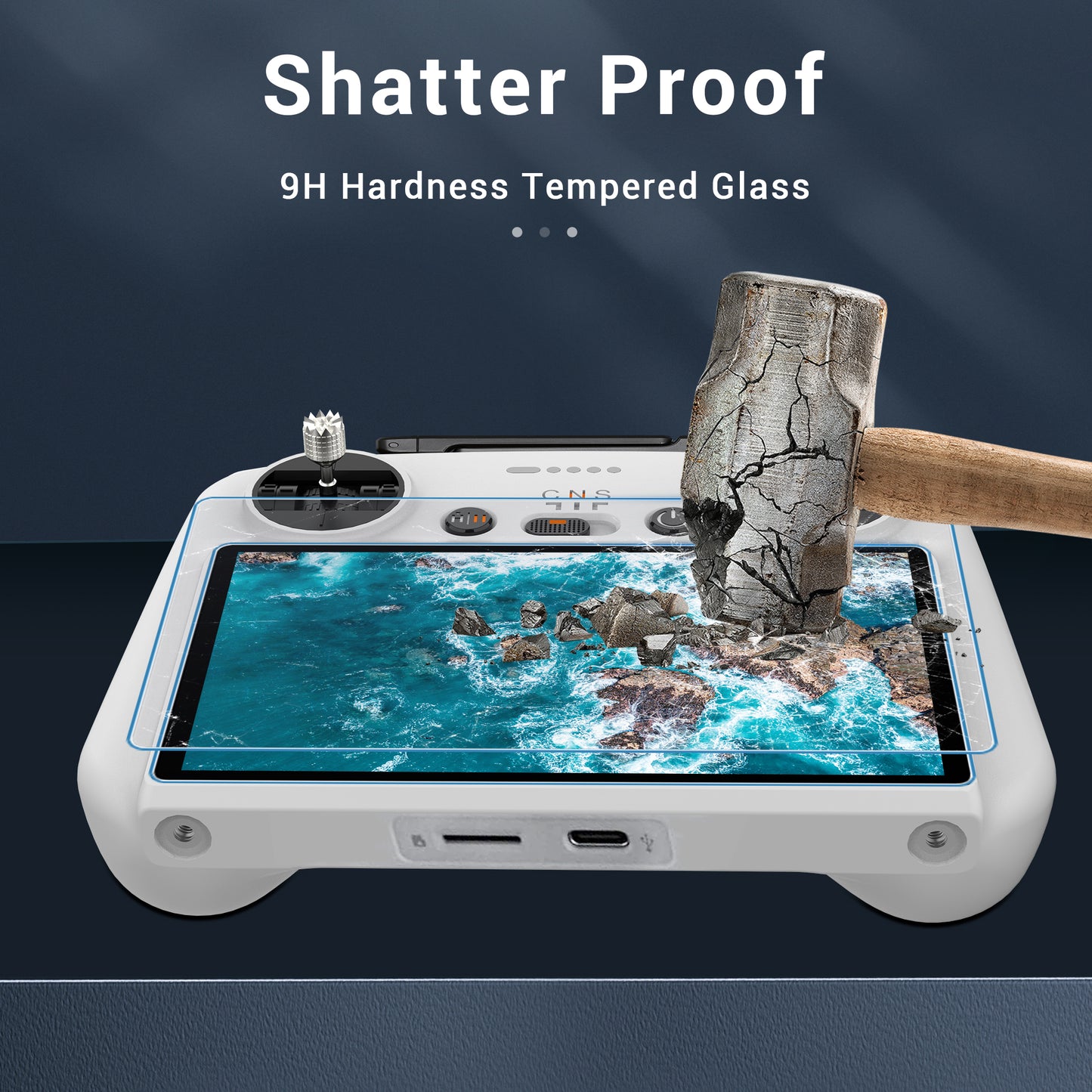 CYNOVA DJI RC2 Screen Protector with Auto Alignment Kit