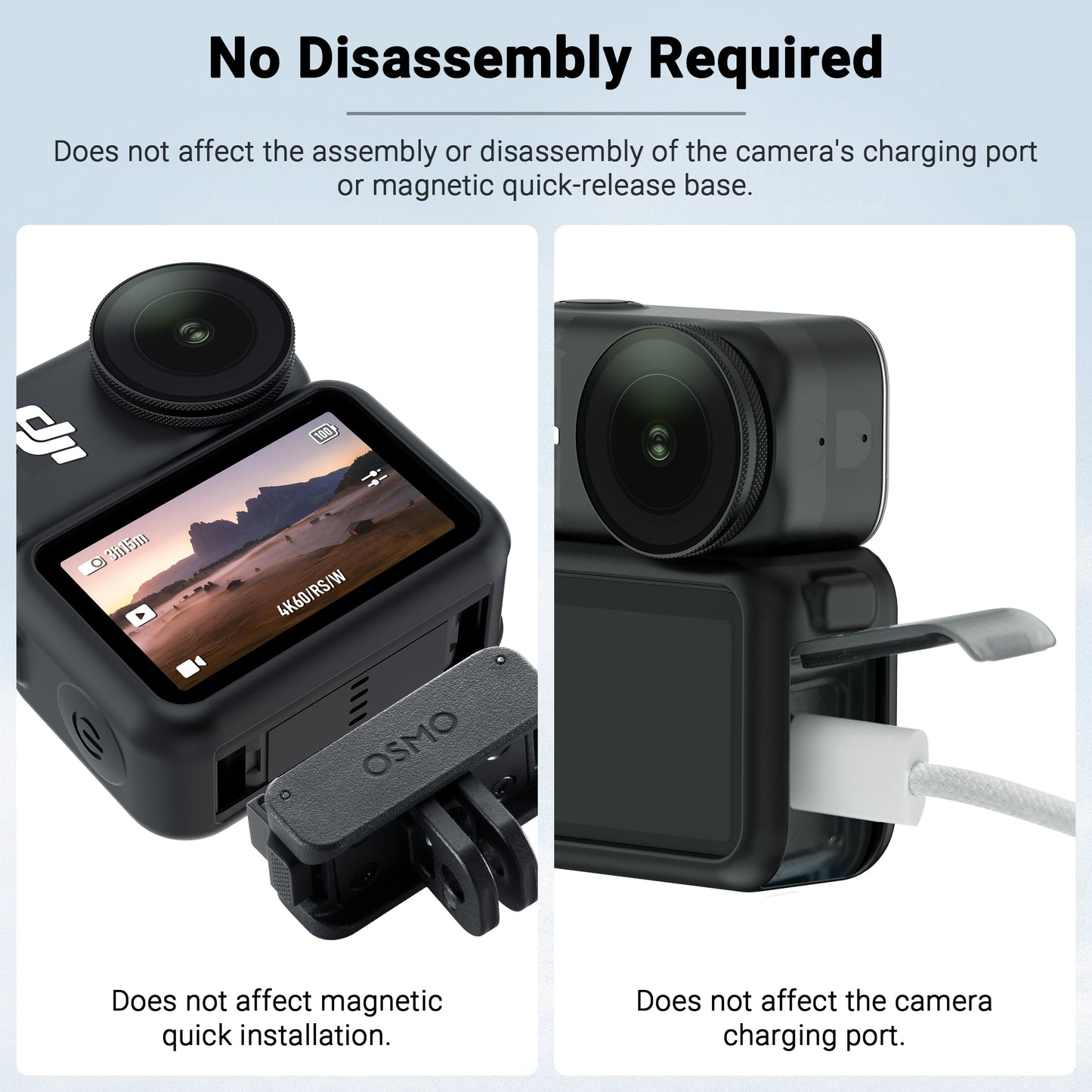 Silicone case for DJI OSMO NANO black