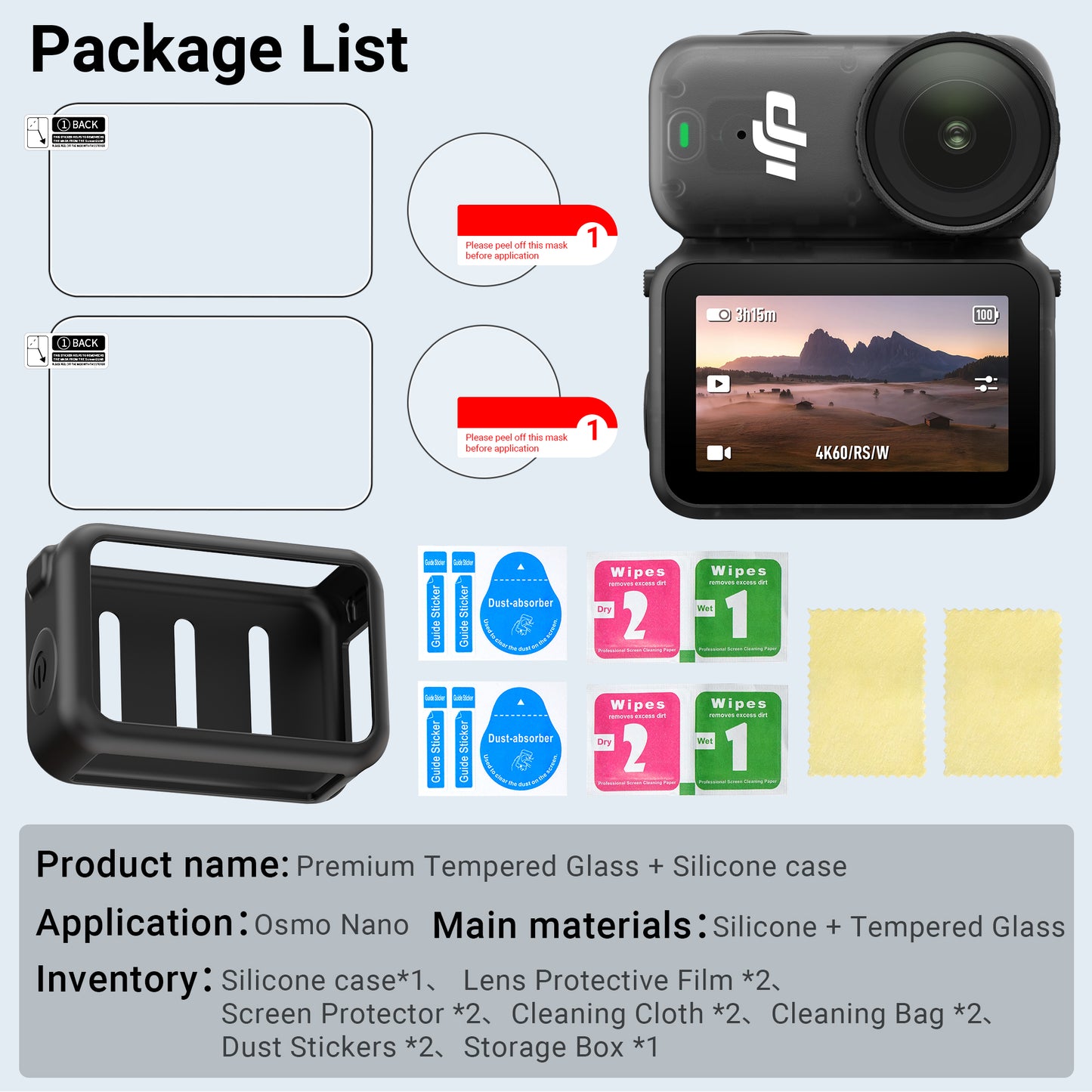 Protective bundle for DJI OSMO NANO