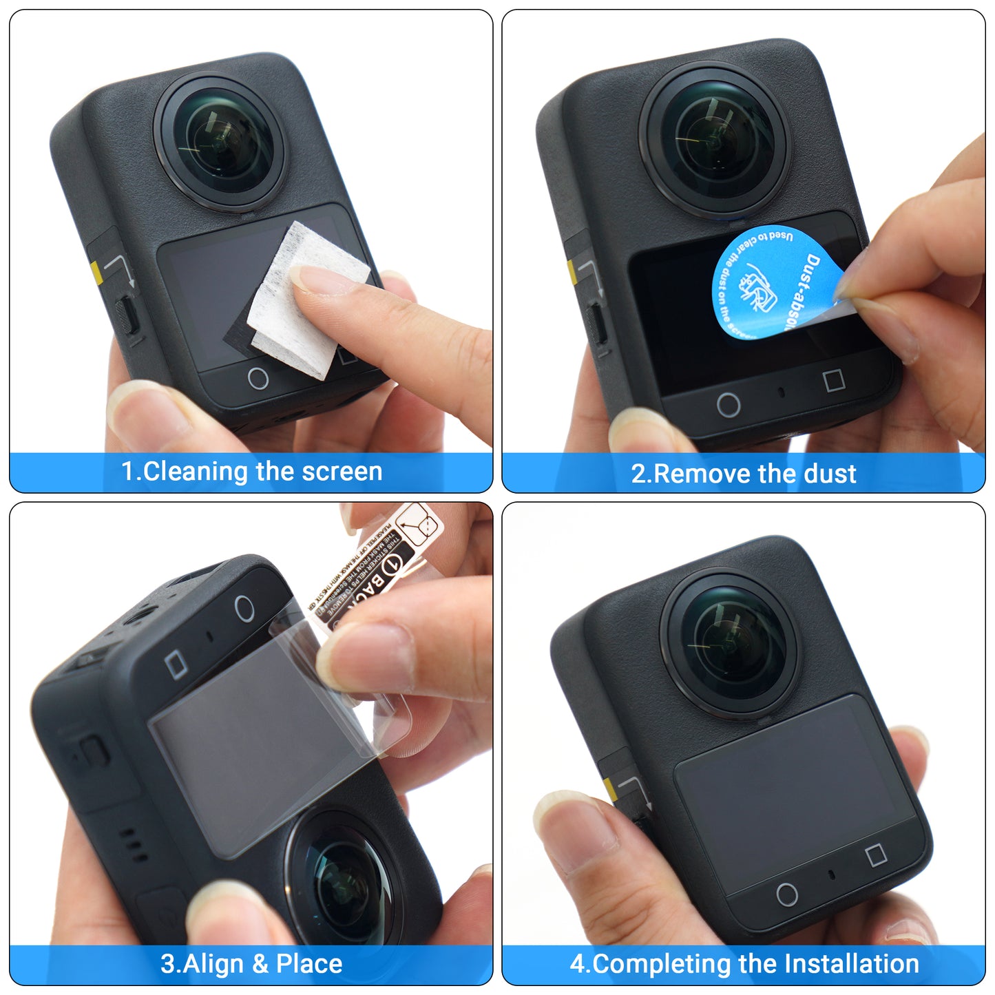 DJI OSMO 360 screen protector (Pack of 2)