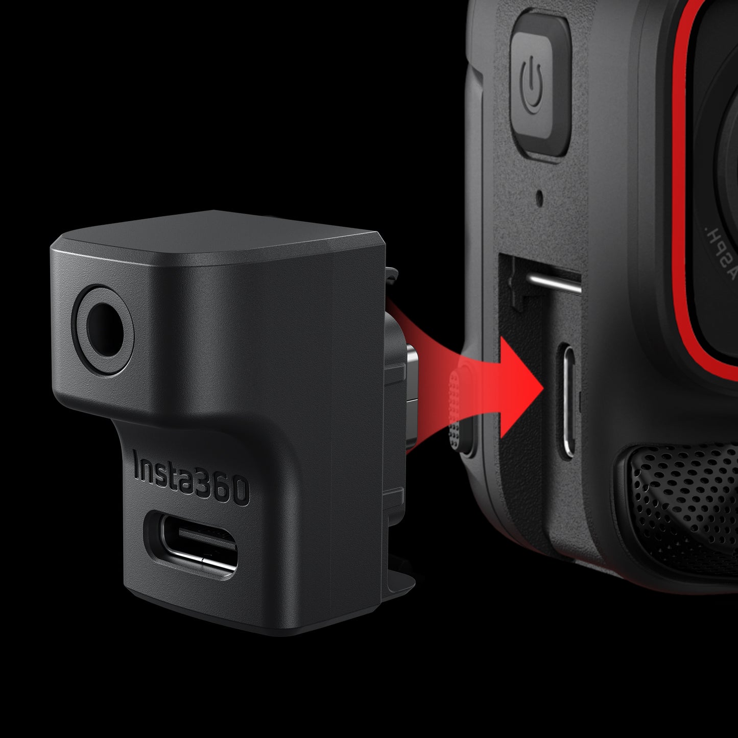 CYNOVA Insta 360 Ace Pro 2 Mic Adapter for insta360 Ace Pro 2 Accessories