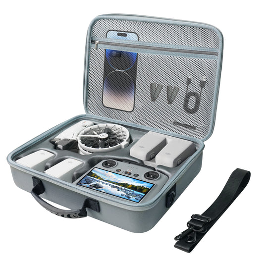 CYNOVA Carrying Case for DJI Flip, Portable Waterproof PU Storage Protective Bag