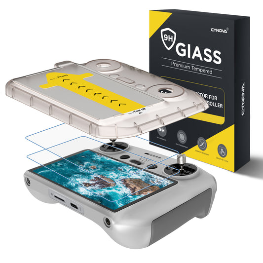 CYNOVA DJI RC2 Screen Protector with Auto Alignment Kit