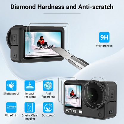 Tempered Glass Screen Protector For DJI Osmo Action 6